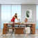 Transformer Table Extendable Dining Set - Table + Bench + 4 Chairs - 2 To 12 People - American Walnut