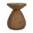 Outdoor Patio MGO Wood Side Table, Wood Grain Finish, Set Of 1