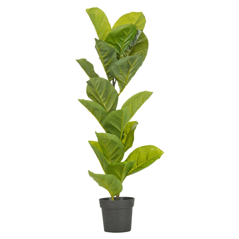 Faux Banana Leaf Plant in Planter