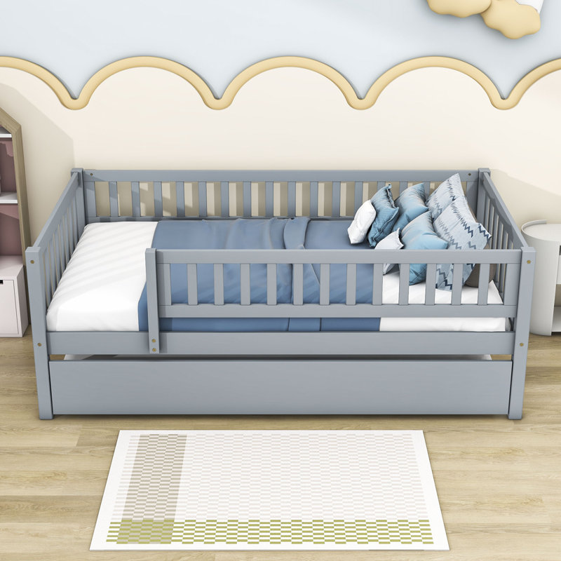 Lit de jour avec couchette Idonna, gris, Simple
