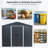 8Ft X 10Ft Outdoor Metal Storage Shed With Meatl Foundation-123375642-123375643