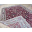 Tapis unique en laine noué à la main rouge / beige 10 pi 2 po x 14 pi Beane