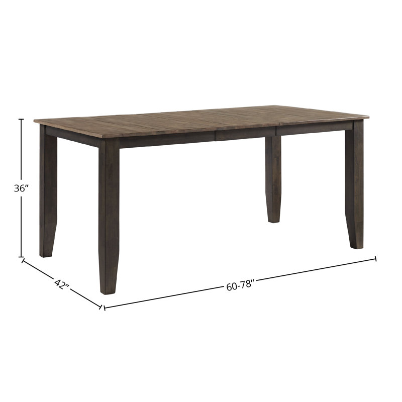 Table de salle à manger Boise Boise, H 36 po x L 78 po x l 42 po