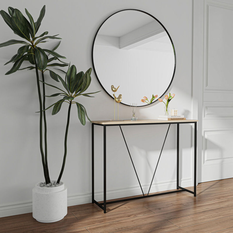 Alexanda 75cm Console Table, Oak