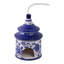 8X4.5" Chinoiserie Pagoda Bird House, White/Blue