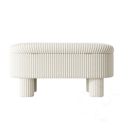 Upholstered Storage Bench with Lift-Top Lid