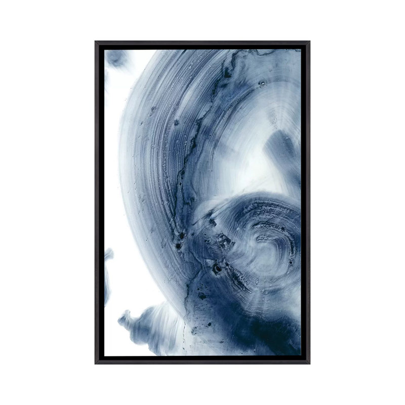 « Quasars II » par Ethan Harper, reproduction d’art, H 26 po x l 18 po x 1,5 po, Toile avec cadre noir patiné, Pas de tapis