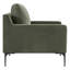 Chaise d'appoint moderne rembourrée avec coussins-139338676