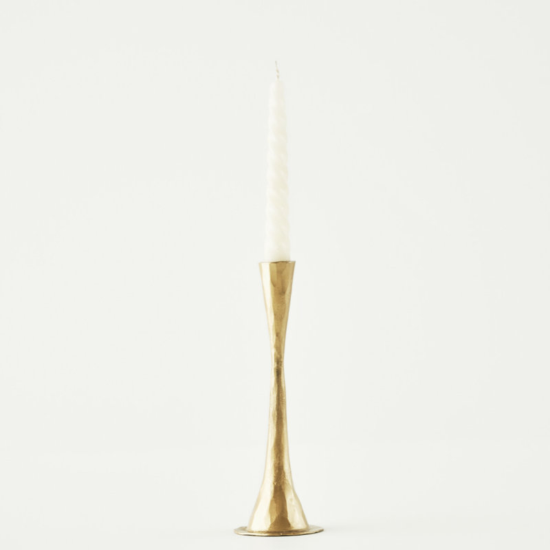 Porte-bougie Dupni Gold, H 9 po x l 2,75 po x P 2,75 po