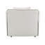 Chaise en chenille beige avec oreiller Yolanda