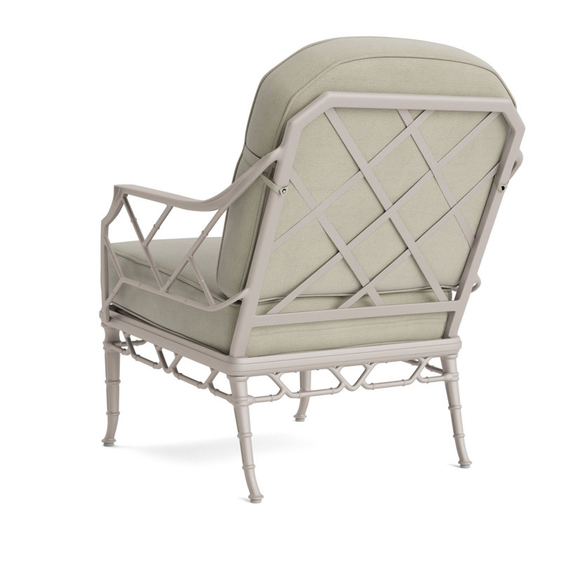 Calcutta Outdoor Lounge Chair, Fusion Charcoal, Dove Smooth