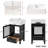 20.2" Bathroom Vanity with Glass Door-1681519710
