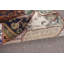 Tapis de cuisine, tapis turcs, tapis vert en laine, tapis rétro, petit tapis 3,4 pi x 3,4 pi