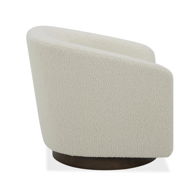 Bennett Upholstered Swivel Barrel Chair
