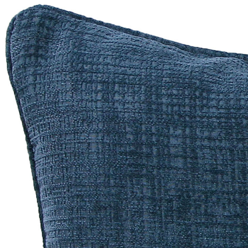 18" x 18" Indoor Throw Pillow, Hatched Capri Blue