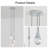 3-light Modern LED Teardrop Crystal Chandelier Switch Dimmable Chrome-248201440-248201441-248201442