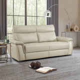 Enjolie 80" Genuine Top Grain Leather Power Reclining Loveseat
