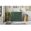 Ensemble de meuble-lavabo 36 po avec lavabo en céramique, armoire de rangement en bois massif, ensemble de meuble-lavabo autoportant avec 3 tiroirs et portes à fermeture douce