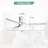 52" Modern Solid Wood Smart Dimmable Ceiling Fan With 3cct Led Lights, 6-speed Reversible Dc Motor, Timer, Remote & App Control-406241631