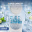 Concasseur à glace commercial, avec trémie de 4,23 gallons, 1 100 lb / lb