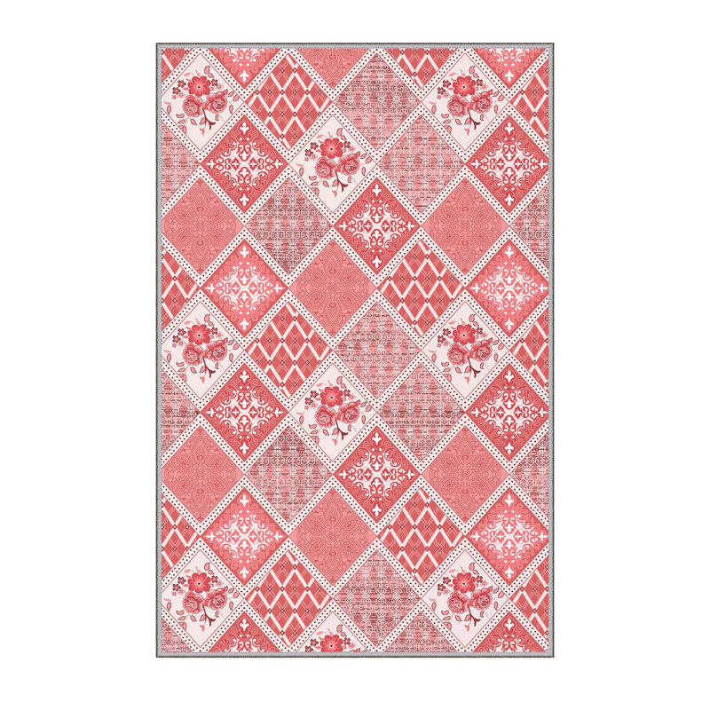Premium Hall Carpet, 2.6 x 9.8 ft, 100% Polyester, 0.3 in Pile Height | Antibacterial, Non-Slip PVC Felt Dot Underside | Machine Washable, 3D Digital Printing | Durable & Stylish for Home Décor