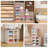Shoe Organizer Box 6-Tier Foldable Shoe Rack, Fit Size 12, No Assembly Stackable Shoe Organizer Storage Bins Wit, All In One Universal Shoe Storage Boxes For Men And Women