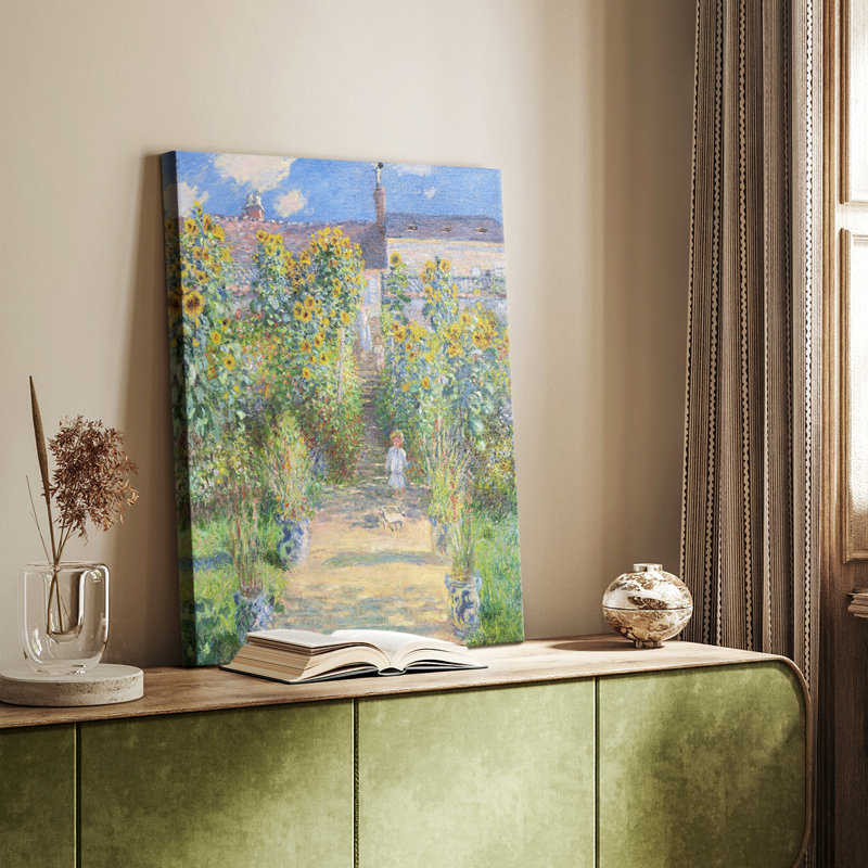 Paysage rétro XLV III - galerie Cavas sur mesure, H 18 po x l 12 po