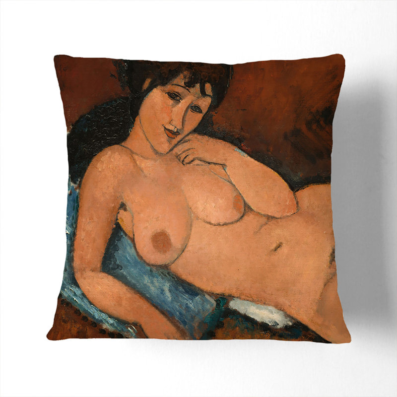 Nude Female Vol.3 Square Throw Cushion, Black, 55cm H x 55cm W x 20cm D