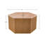 Honey hexagonal coffee table
