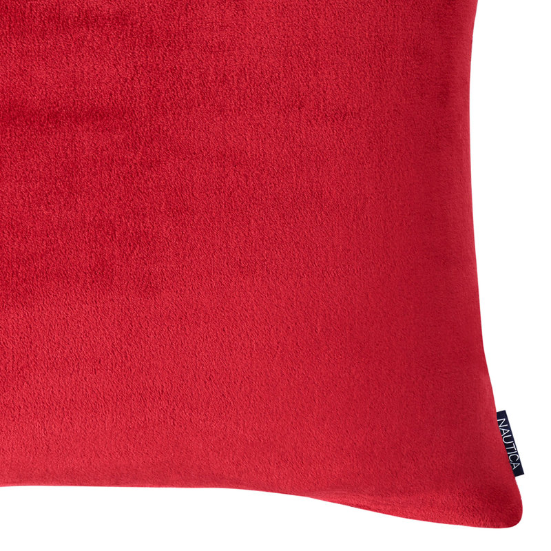 Ultra Soft Gray Fleece European Sham with Zipper Closure
