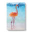 Lone Flamingo In Abstract - Wrapped Canvas-55311761