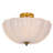 Atchison 3-Light 16” Semi Brass Flush Mount