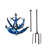 Rosenda Metal Abstract Wind Spinner