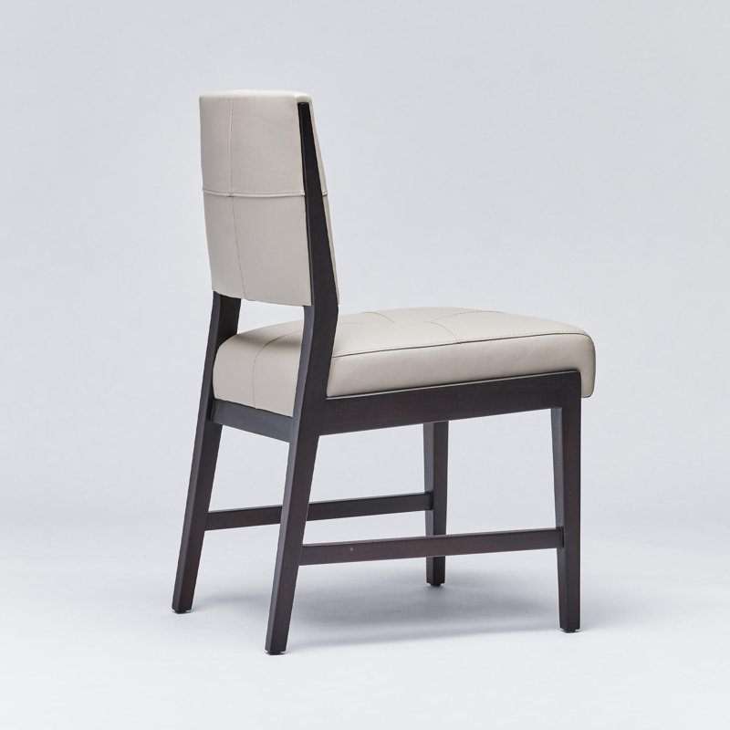 Essex Leather Dining Chair, Coffee