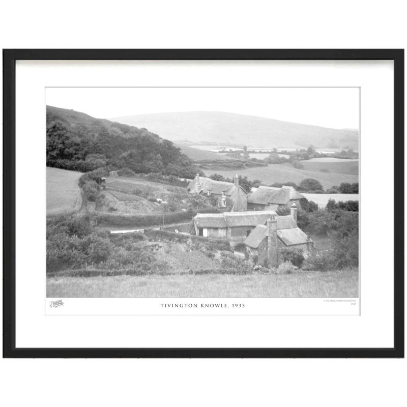 Tivington Knowle, 1933 - Single Picture Frame Print, 40cm H x 50cm W x 2.3cm D