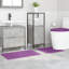 Microfiber Small Bath Mat Rectangular Contemporary-2057834641