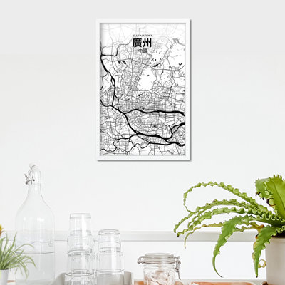 " Guangzhou China|中國 City Map "