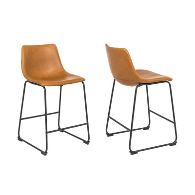 Kodina Nia Vegan Leather Stools by Mercer41