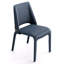 Chaise de salle à manger en cuir entièrement assemblée-2100035129