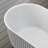 59'' Fluted Freestanding Soaking Acrylic Bathtub