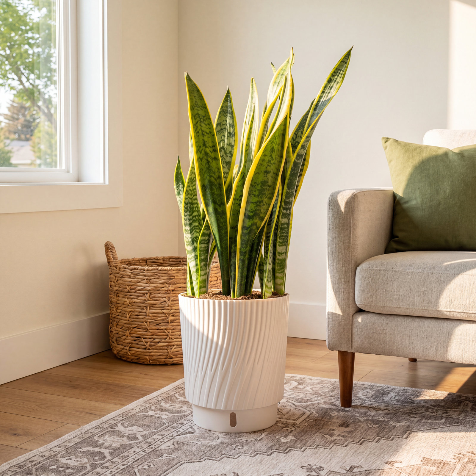 Costa Farms Sansevieria Laurentii Snake Plant