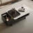 Microcrystalline stone minimalist coffee table