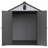 XWT012-1 6*8Ft Resin Plastic Storage Shed For Backyard Garden Big Spire Tool Storage