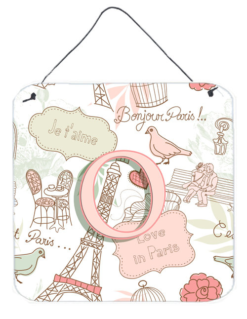« love in paris », impression sur plaque, O