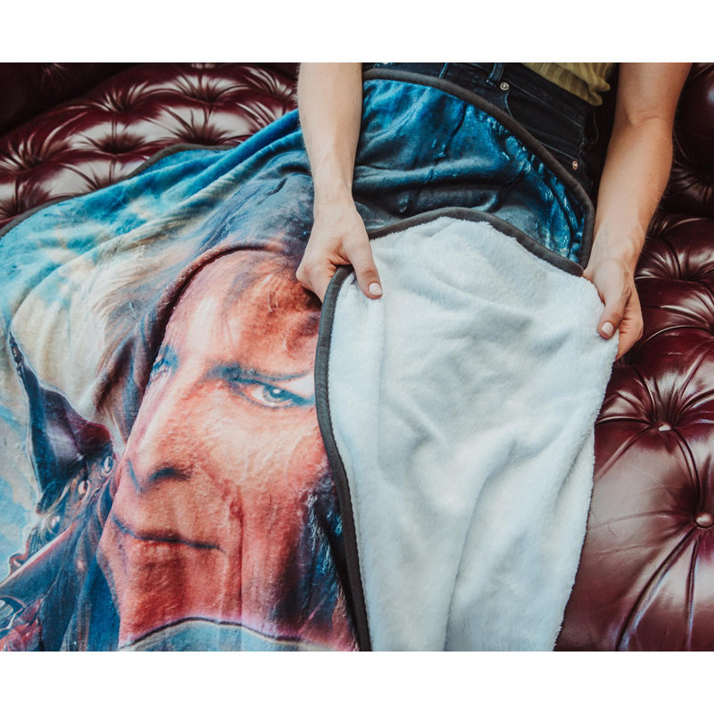 Labyrinth Movie Poster Fleece Throw Blanket, 45 x 60 Inches