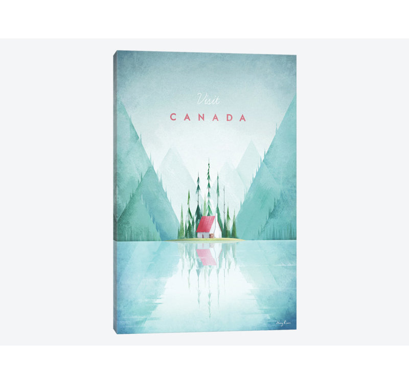 Canada par Henry Rivers - Giclée sur toile tendue avec châssis, H 18 po x l 12 po x P 1,5 po