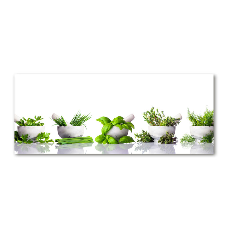 Herbs - No Frame Print on Canvas