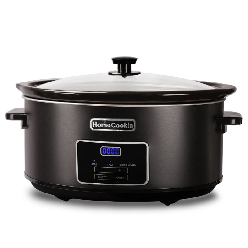 Mijoteuse programmable HomeCookin 7 pte, noir, 7 pte, Noir