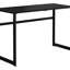 Bureau d'ordinateur, bureau personnel, ordinateur portable, L 48 po, travail, verre trempé, métal, contemporain, moderne-621265199