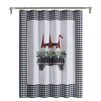 Rideau de douche en microfibre Holiday Aisle® Home